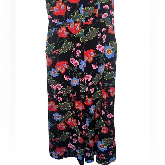 ANN TAYLOR FLORAL WIDE LEG SUMMER CLASSY JUMPSUIT WOMENS SIZE 0 - Picture 7 of 10